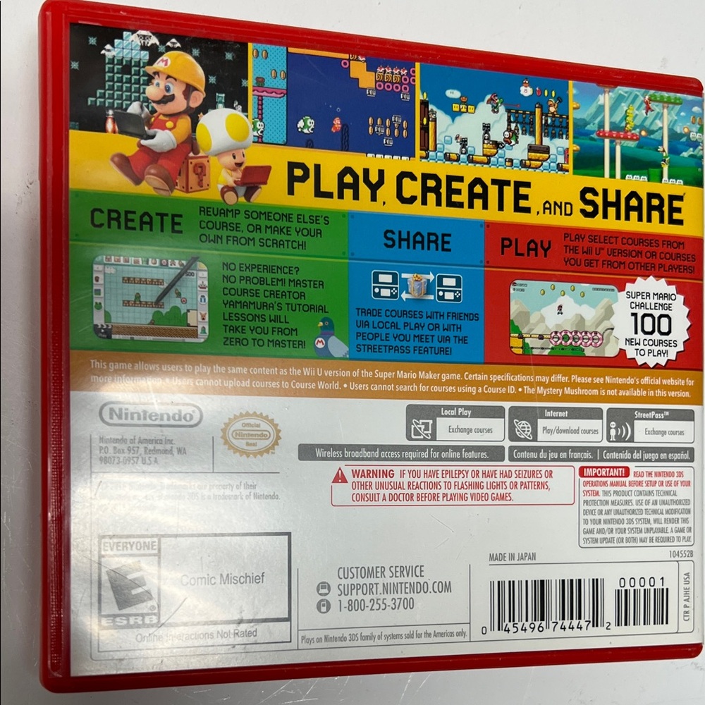 Nintendo Super Mario Maker 3DS - Yellow and Red - Picture 4 of 4